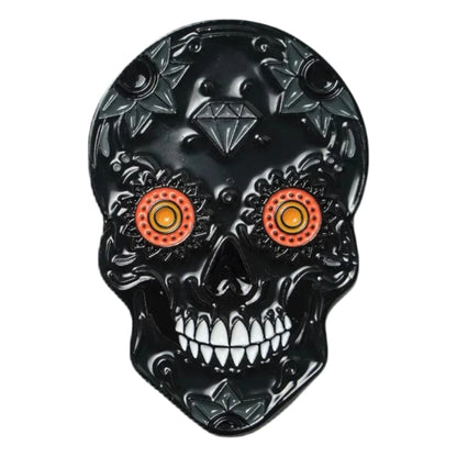 Skins Golf Dia de los Muertos Black Ball Marker