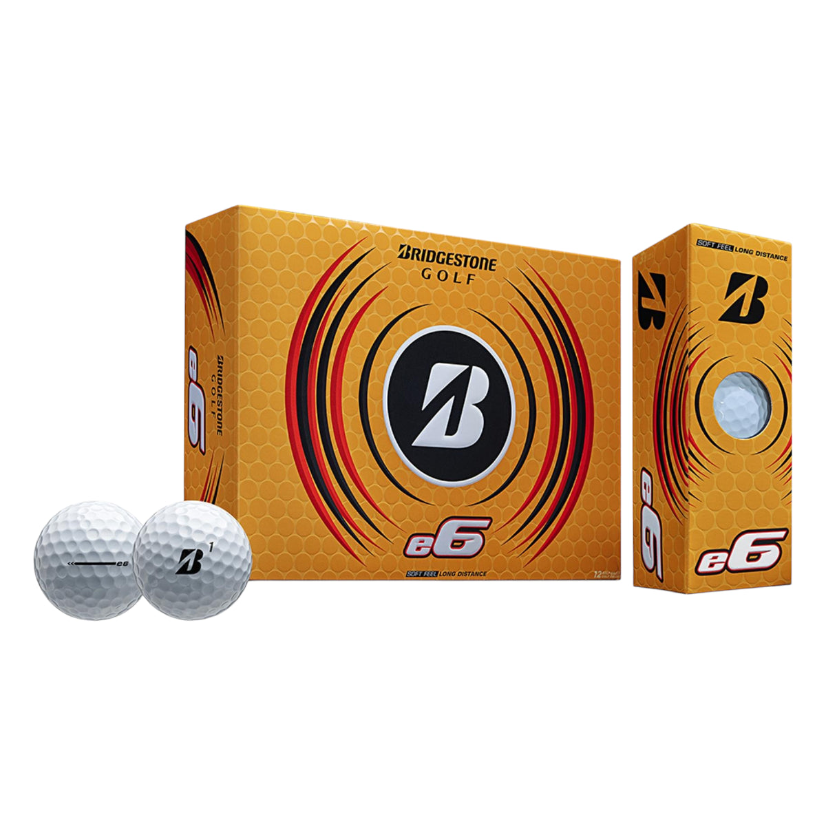 Bridgestone E6 Soft Golf Balls | White