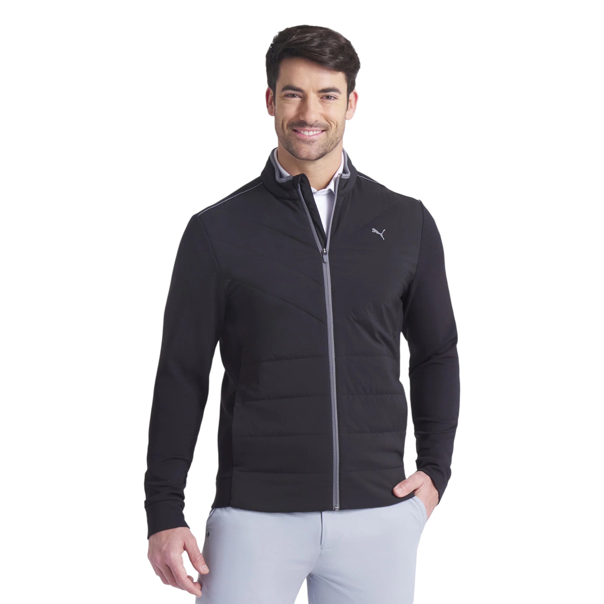 Puma Cloudspun Fleece Hybrid Golf Jacket 632286