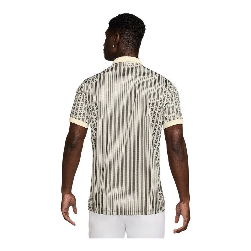 striped nike golf polo