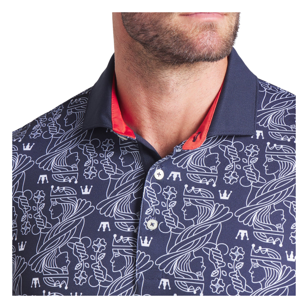 Puma Pique Royal Golf Polo Shirt 628842