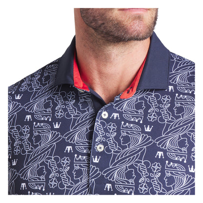 Puma Pique Royal Golf Polo Shirt 628842