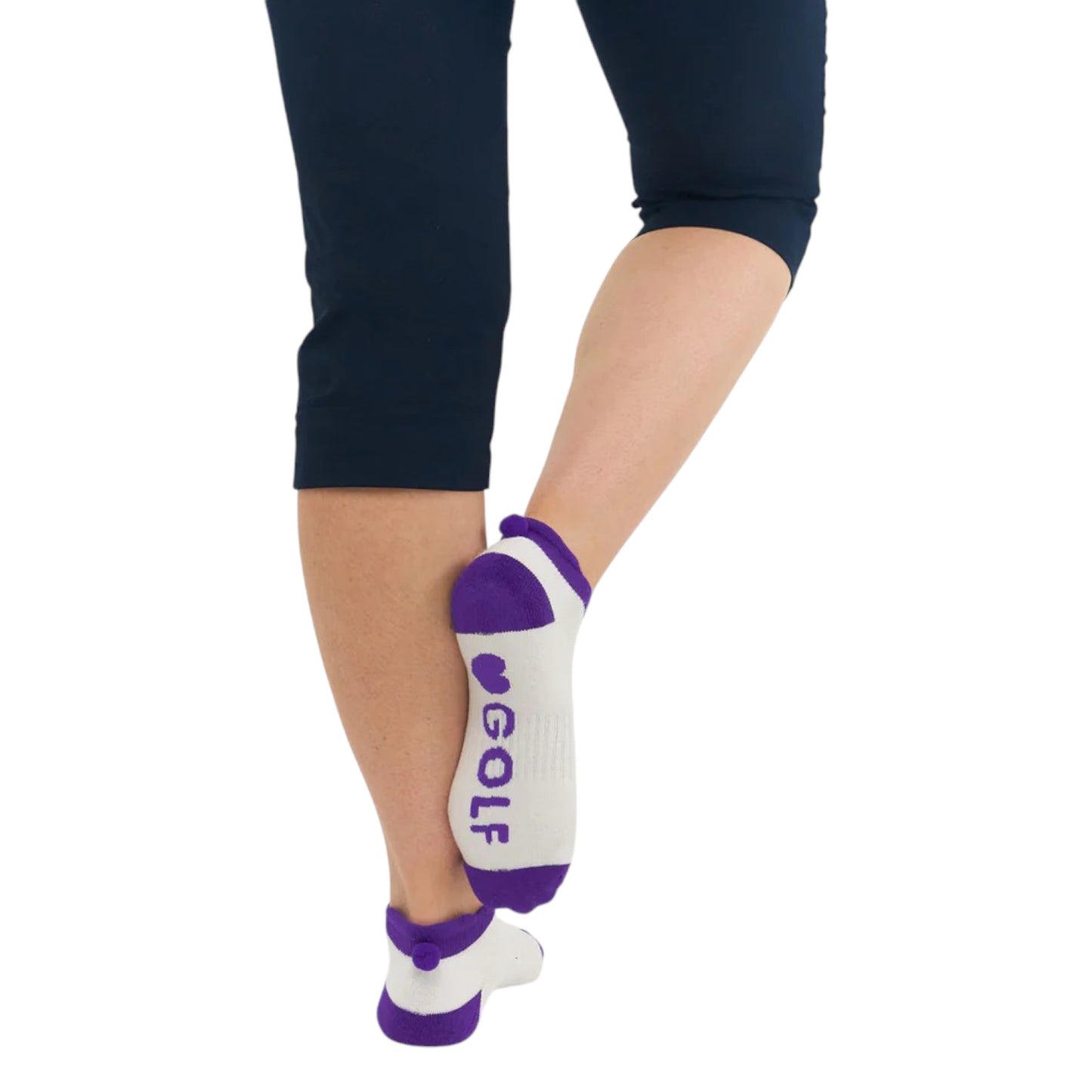 Surprizeshop Ladies Pom Pom Golf Socks SP006002