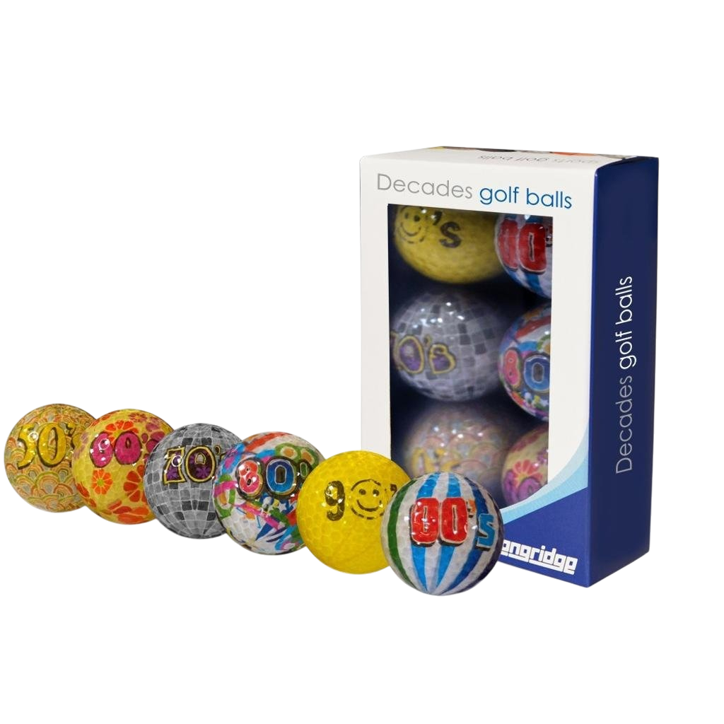 Longridge Decades Novel Golf Balls