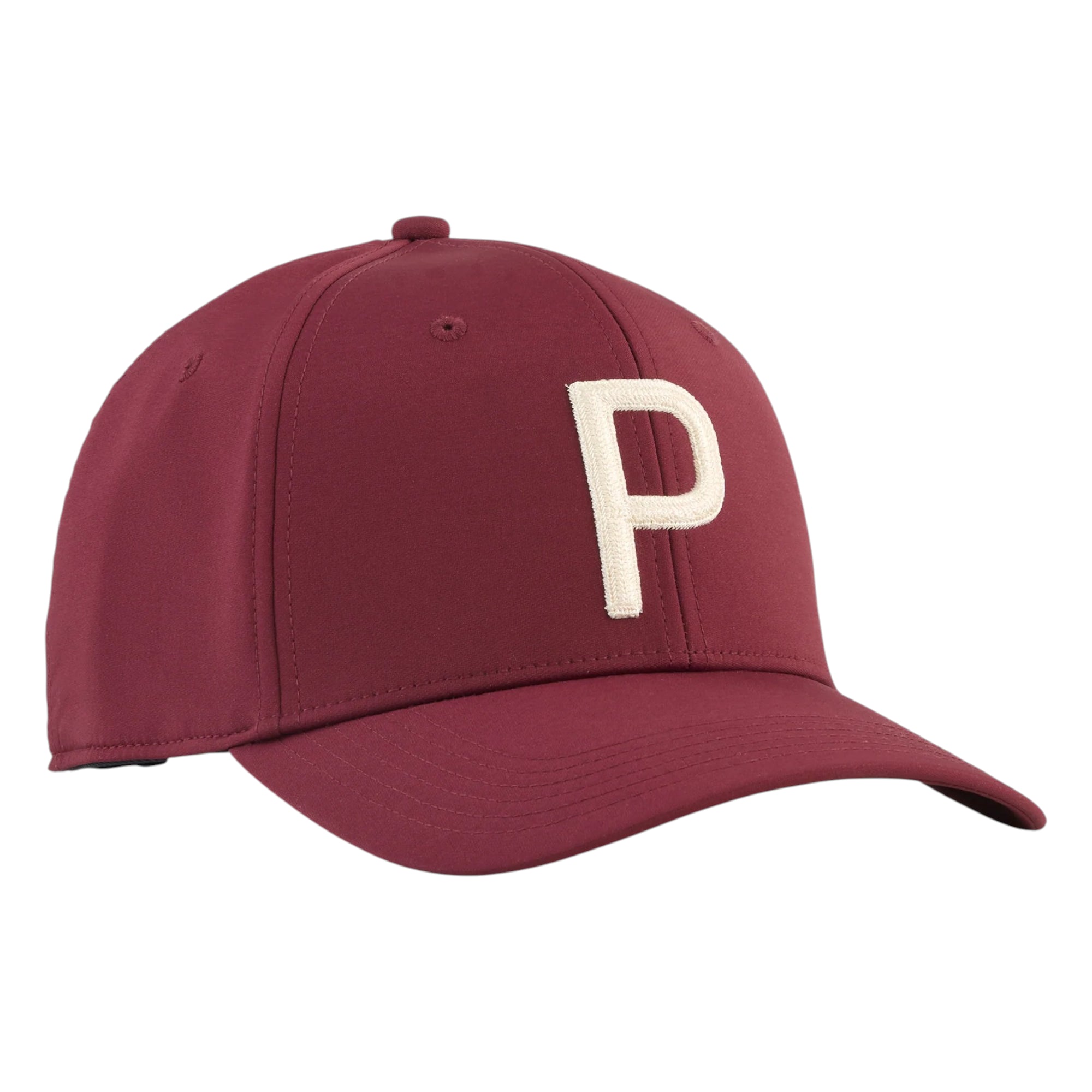P Snapback Puma Heritage Tech P Snapback Golf Cap 026328 Ruby Shimmer/Alpine Snow ...