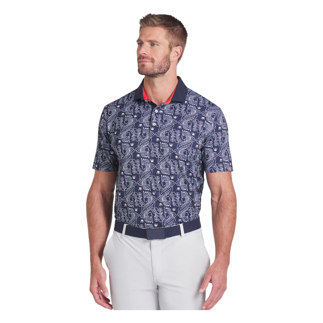 Puma Pique Royal Golf Polo Shirt 628842