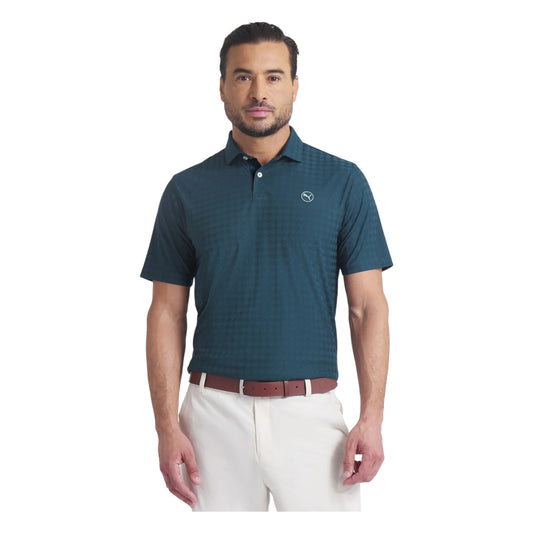 Puma MATTR Houndstooth Golf Polo Shirt 633024