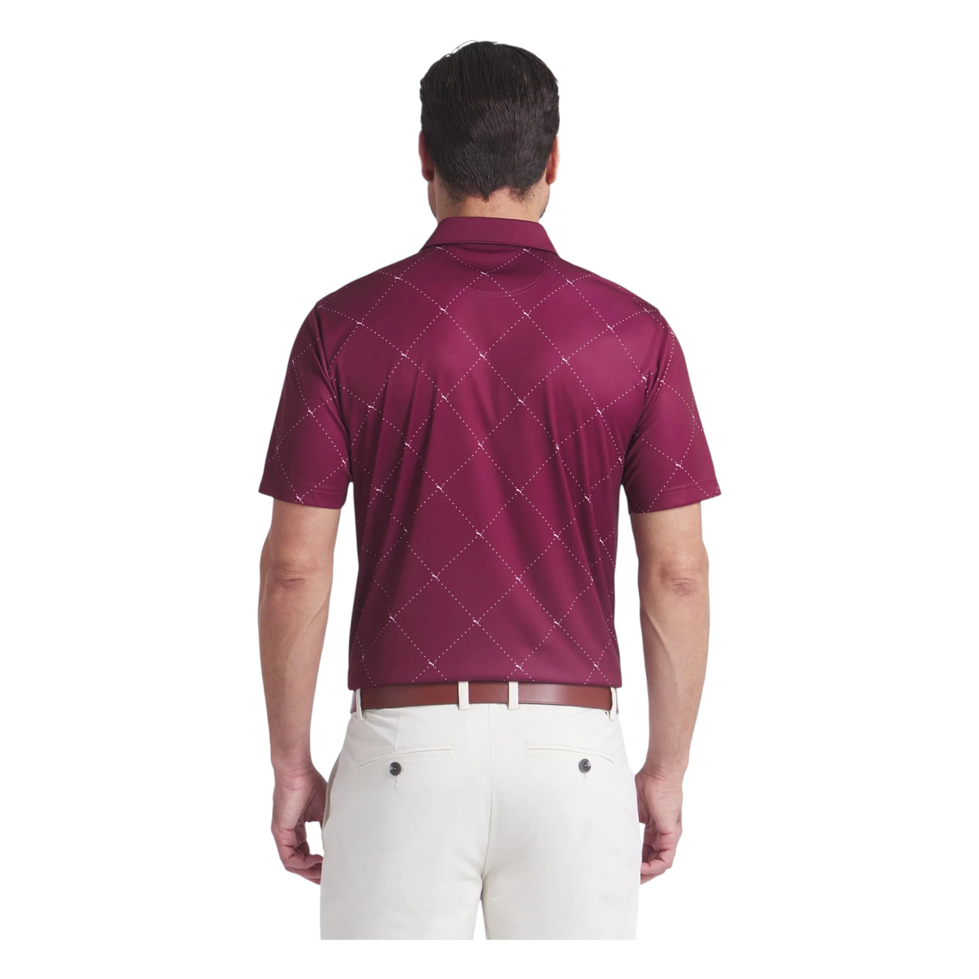 Puma Pure 2.0 Argyle Golf Polo Shirt 629322