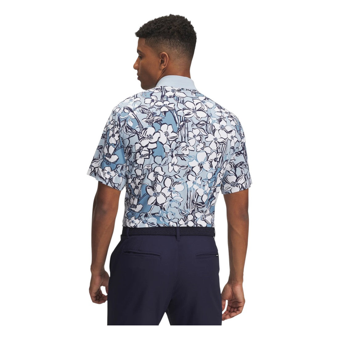 Under Armour Drive Chill Printed Golf Polo Shirt 1389597