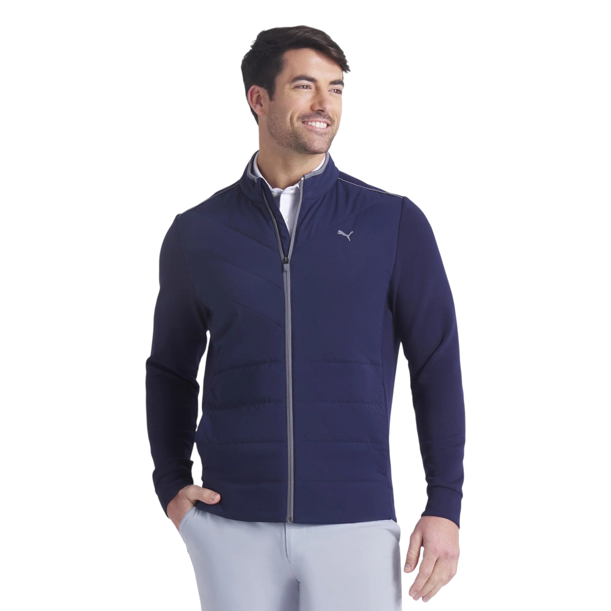 Puma Cloudspun Fleece Hybrid Golf Jacket 632286
