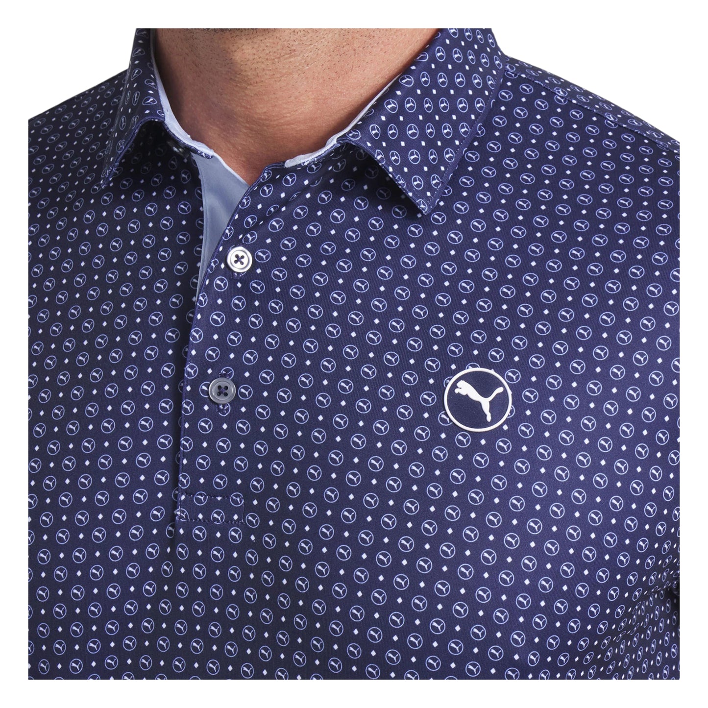 Puma Pure 2.0 Circle Cat Golf Polo Shirt 632248