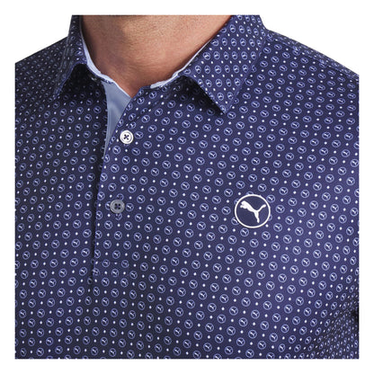 Puma Pure 2.0 Circle Cat Golf Polo Shirt 632248