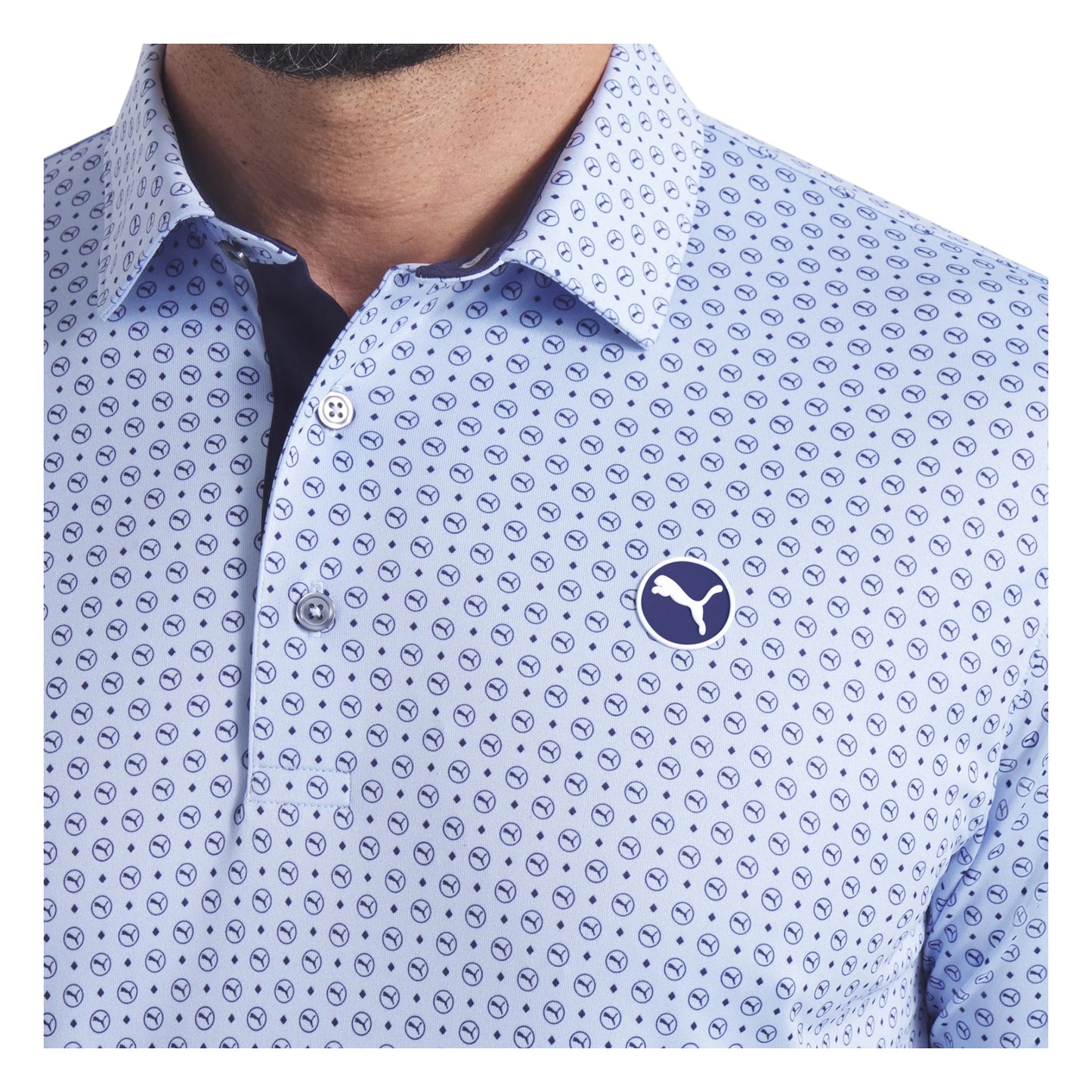 Puma Pure 2.0 Circle Cat Golf Polo Shirt 632248