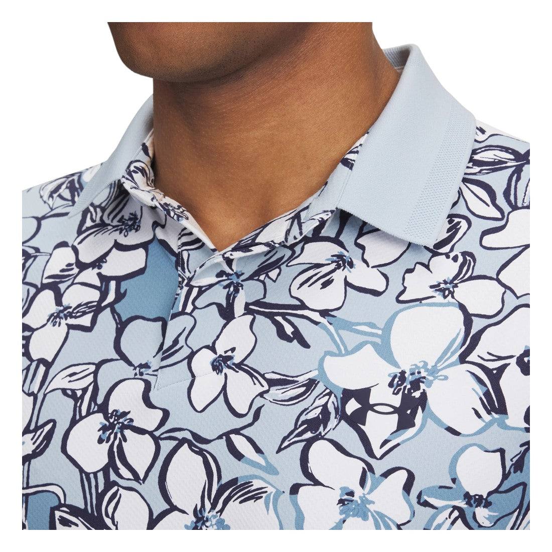 Under Armour Drive Chill Printed Golf Polo Shirt 1389597