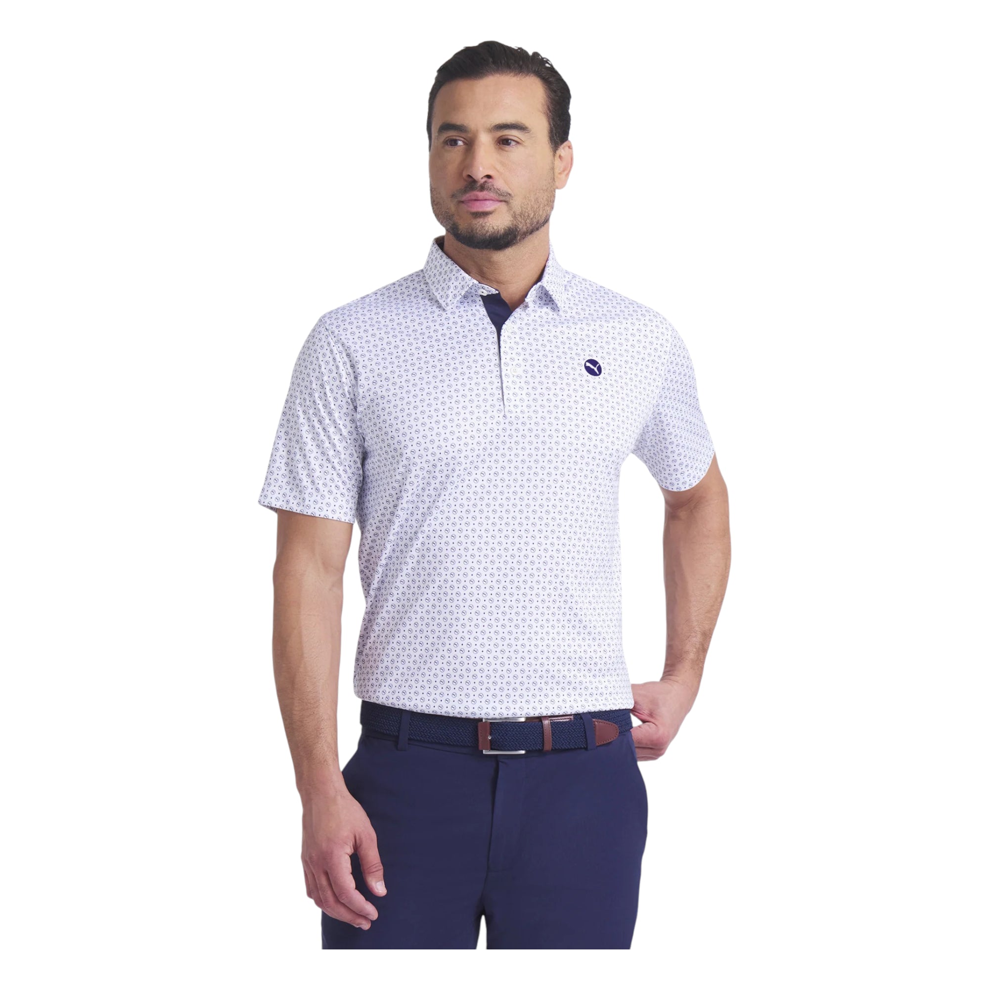 Puma Pure 2.0 Circle Cat Golf Polo Shirt 632248
