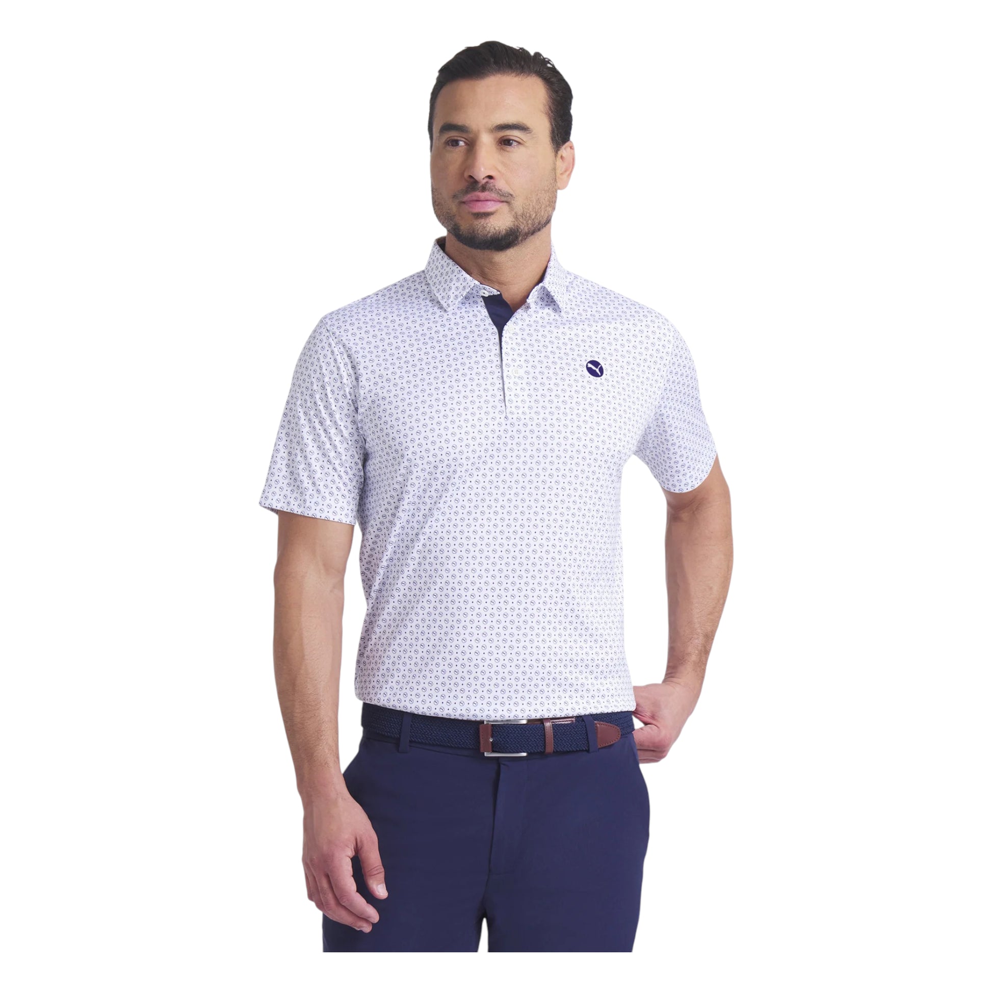 Puma Pure 2.0 Circle Cat Golf Polo Shirt 632248