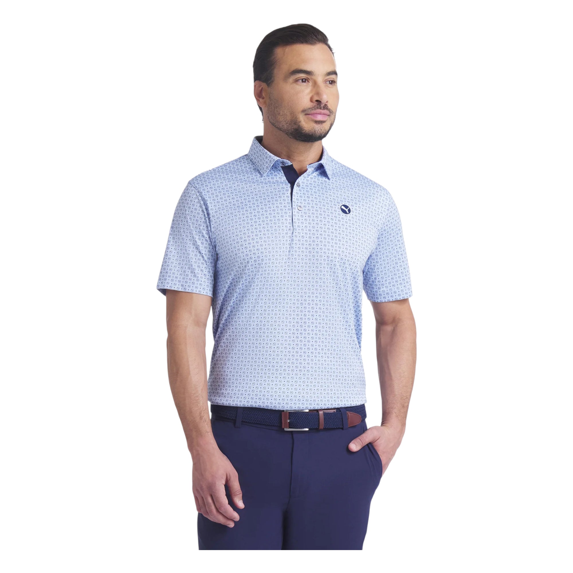 Puma Pure 2.0 Circle Cat Golf Polo Shirt 632248