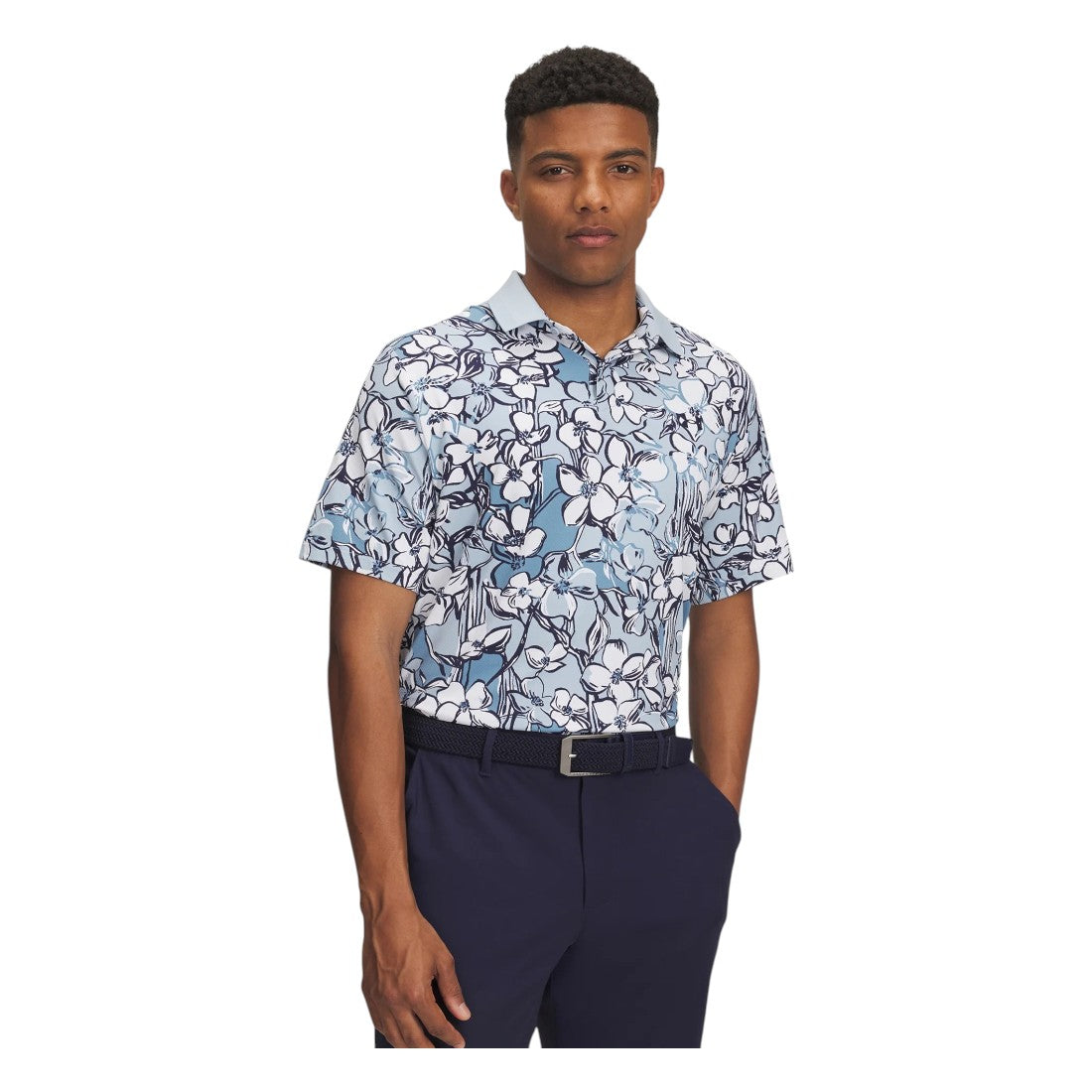 Under Armour Drive Chill Printed Golf Polo Shirt 1389597