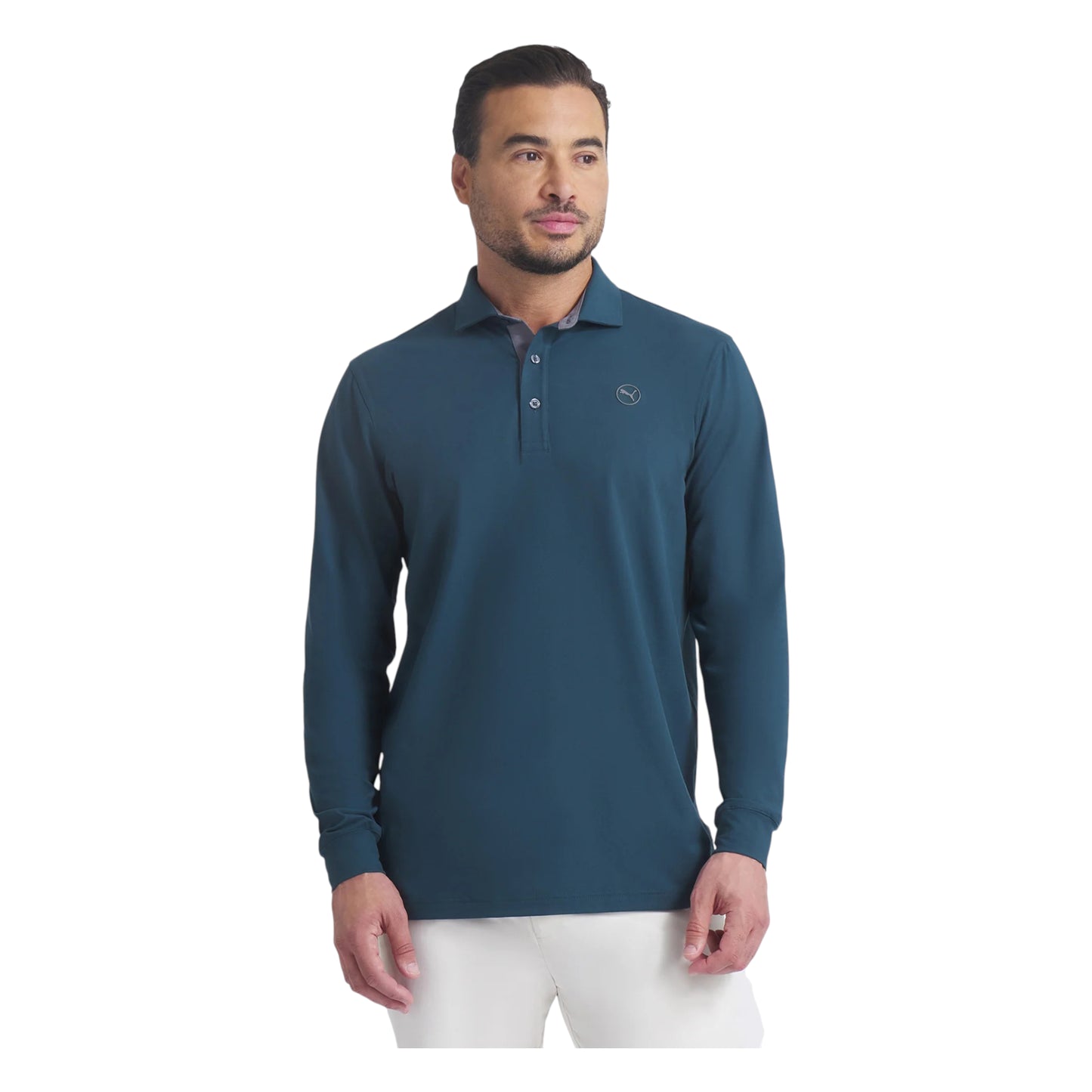 Puma Cloudspun Midweight LS Golf Polo Shirt 626995