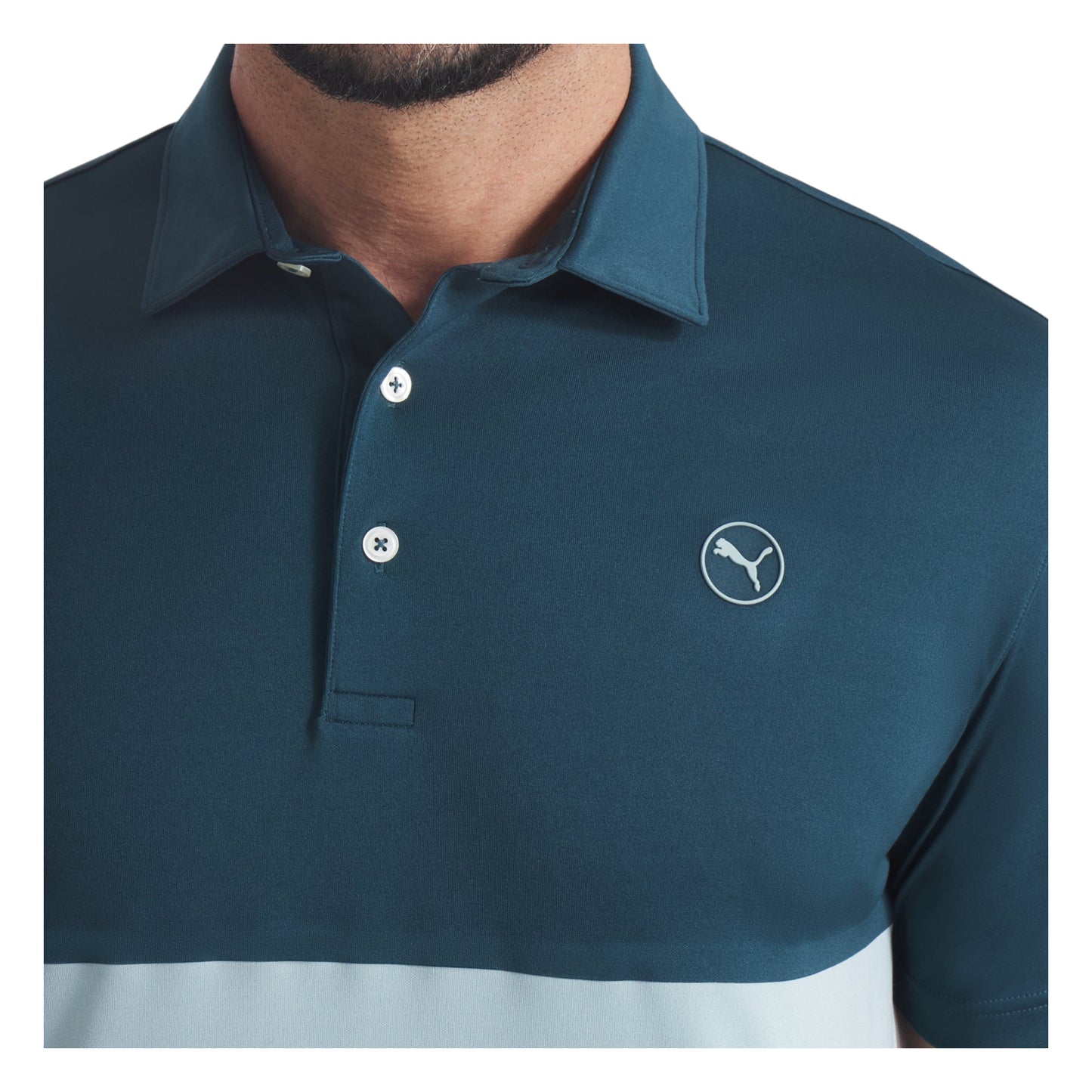 Puma Pure 2.0 Colourblock Golf Polo Shirt 629319