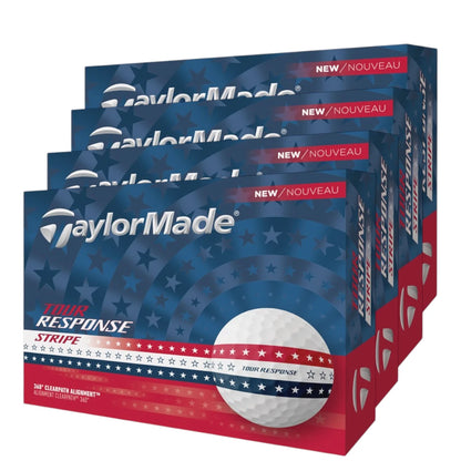 Taylormade 2025 Tour Response Stripe Golf Balls | 4 for 3