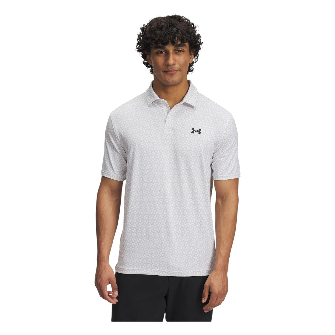 Under Armour Tee To Green Printed Golf Polo Shirt 1383715