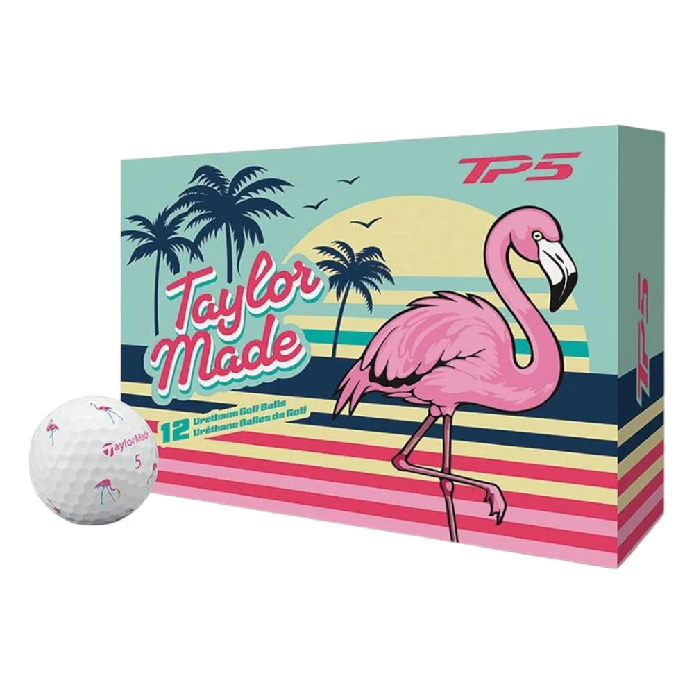 TaylorMade TP5 Flamingo Golf Balls