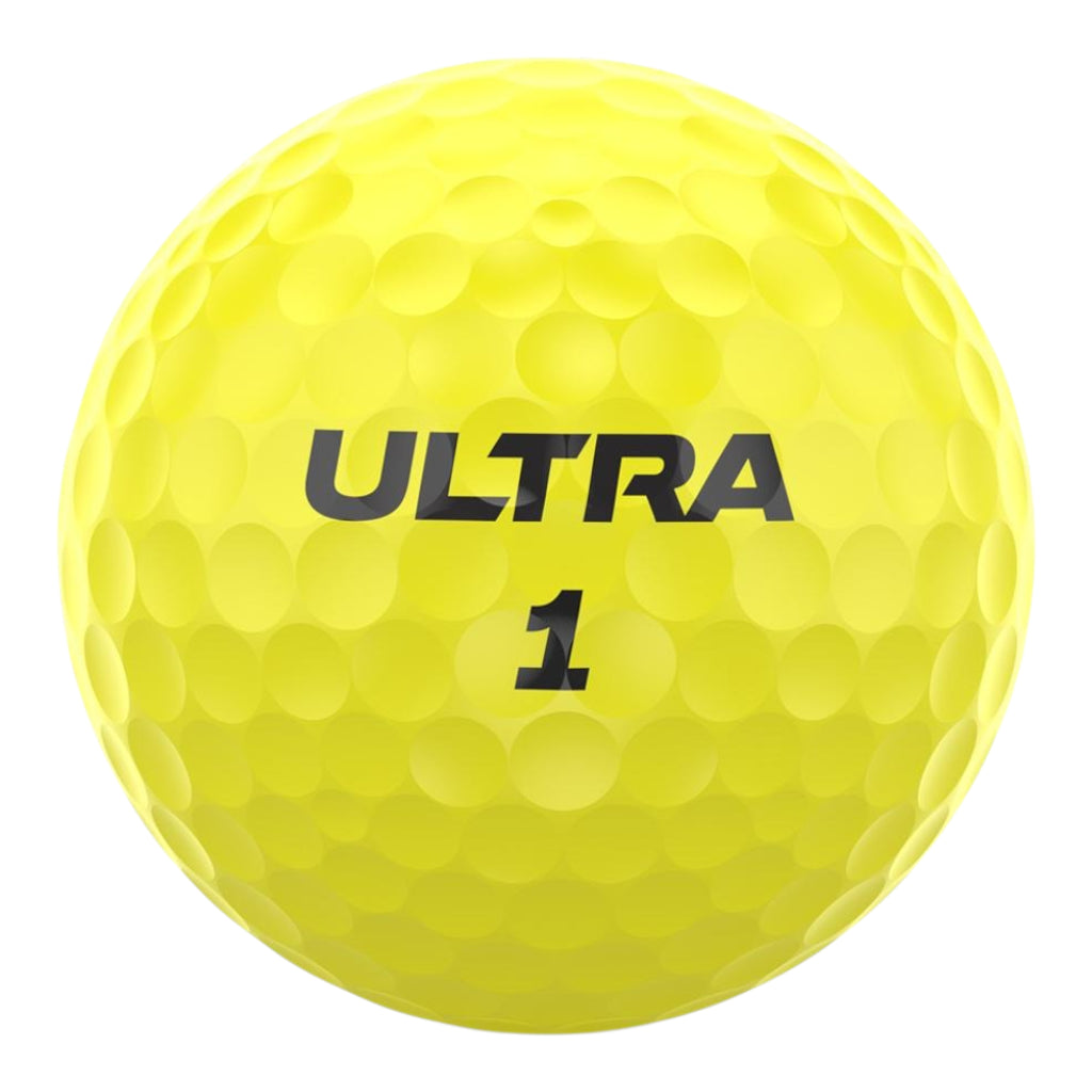 Wilson Ultra Distance 15 Pack Golf Balls | Yellow