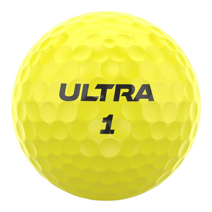 Wilson Ultra Distance 15 Pack Golf Balls | Yellow