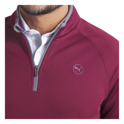 Puma Waffle Fleece 1/4 Zip Golf Midlayer 632266