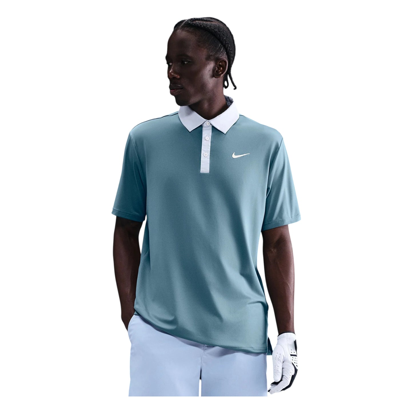 Nike Dri-Fit Tour Contrast Golf Polo Shirt FZ7501