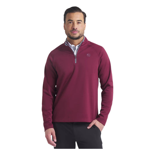 Puma Waffle Fleece 1/4 Zip Golf Midlayer 632266