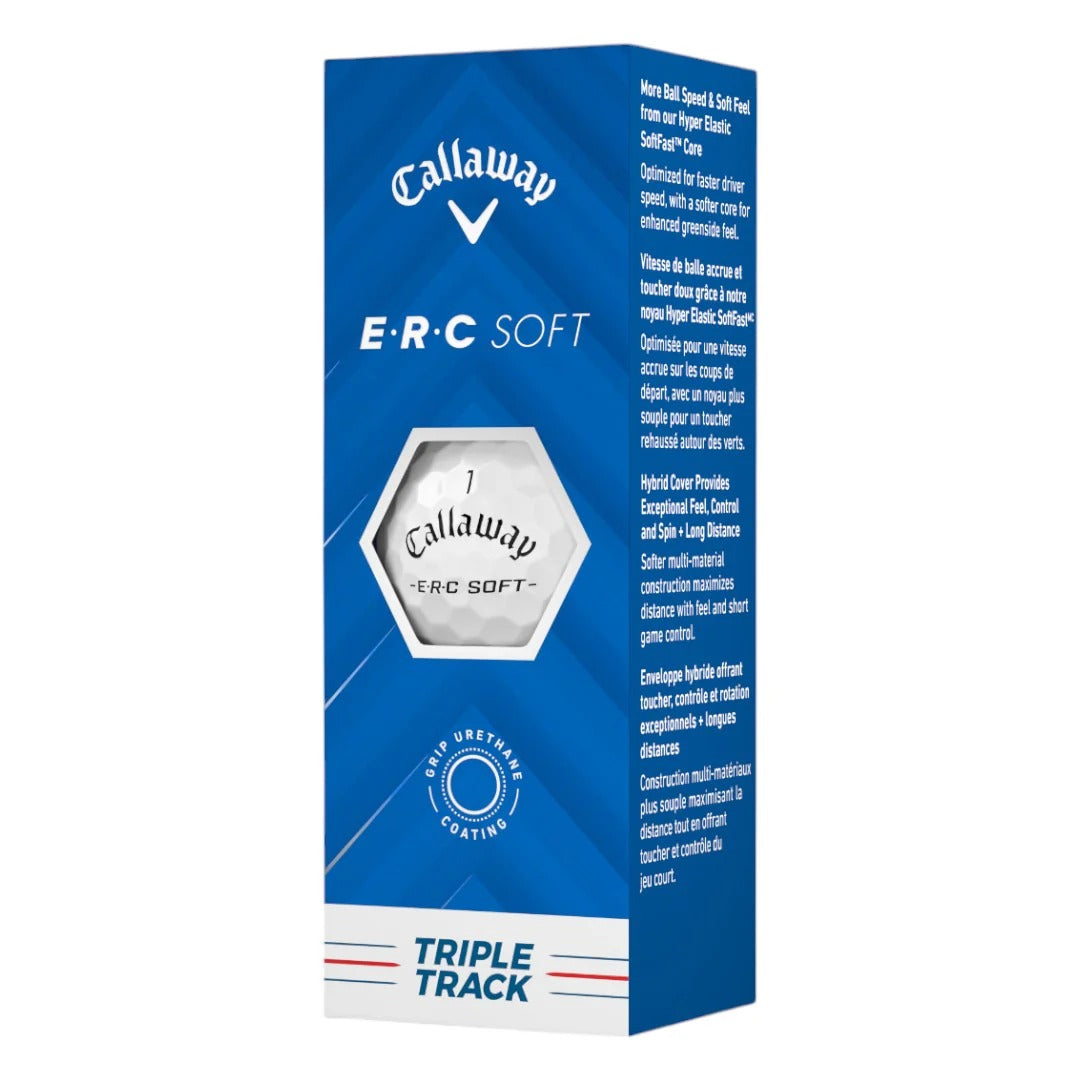 Callaway 2025 ERC Soft Triple Track Golf Balls | Double Dozen