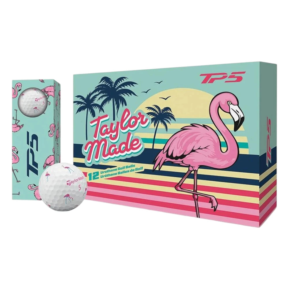 TaylorMade TP5 Flamingo Golf Balls