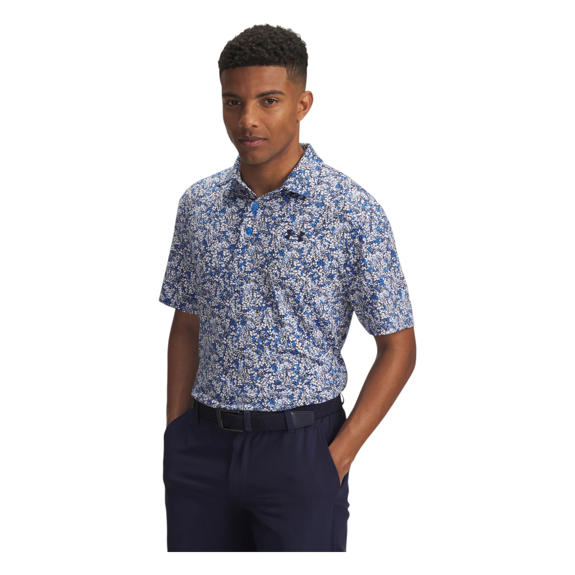 Under Armour Playoff 3.0 Printed Golf Polo Shirt 1378677