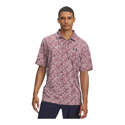 Under Armour Playoff 3.0 Printed Golf Polo Shirt 1378677