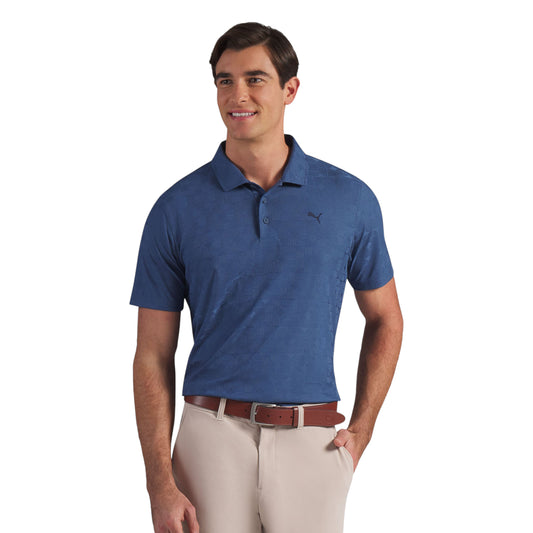 Puma MATTR Deco Jacquard Golf Polo Shirt 634843