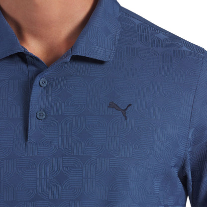 Puma MATTR Deco Jacquard Golf Polo Shirt 634843