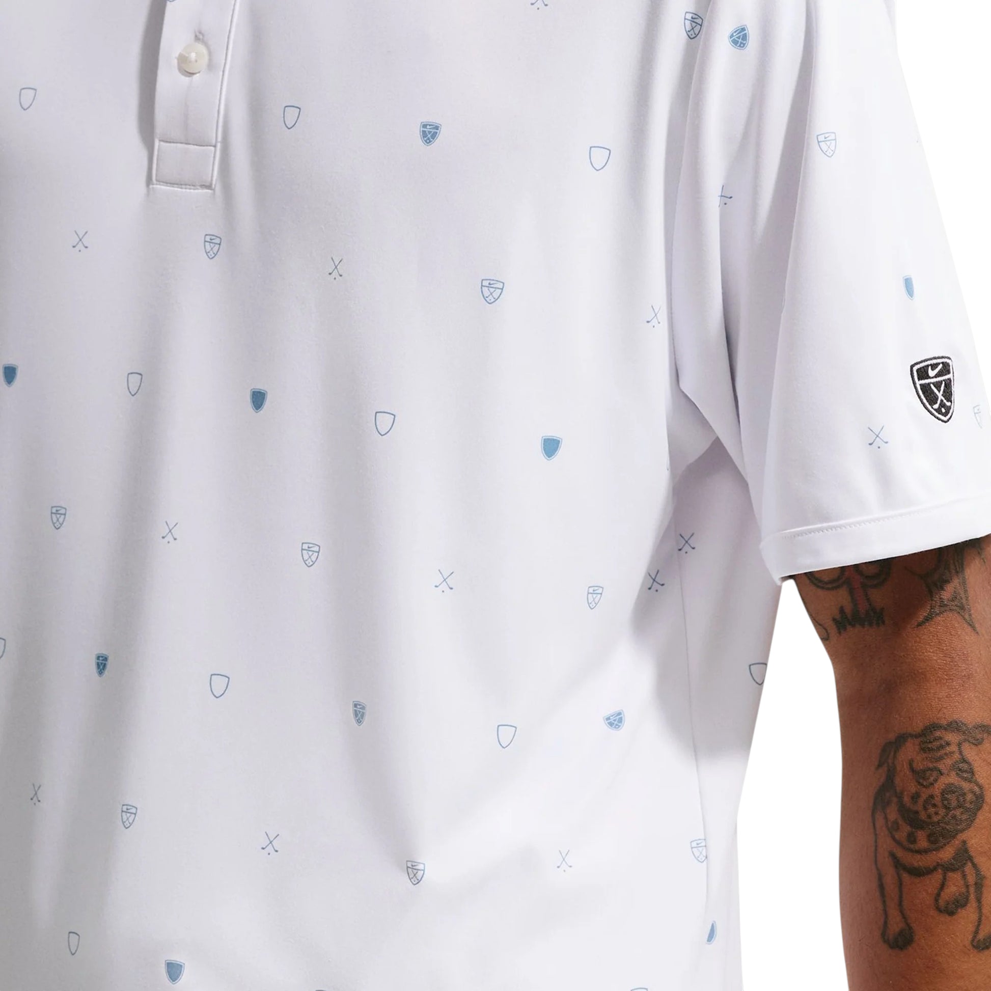 Nike Par 5 Shield Print Golf Polo Shirt IB0227