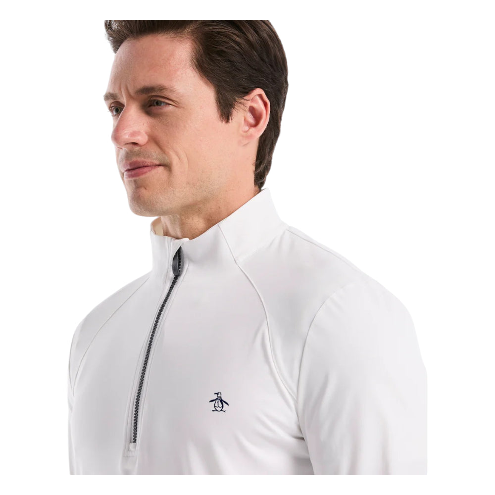 Original Penguin Mixed Media 1/4 Zip Golf Pullover OGKSG049