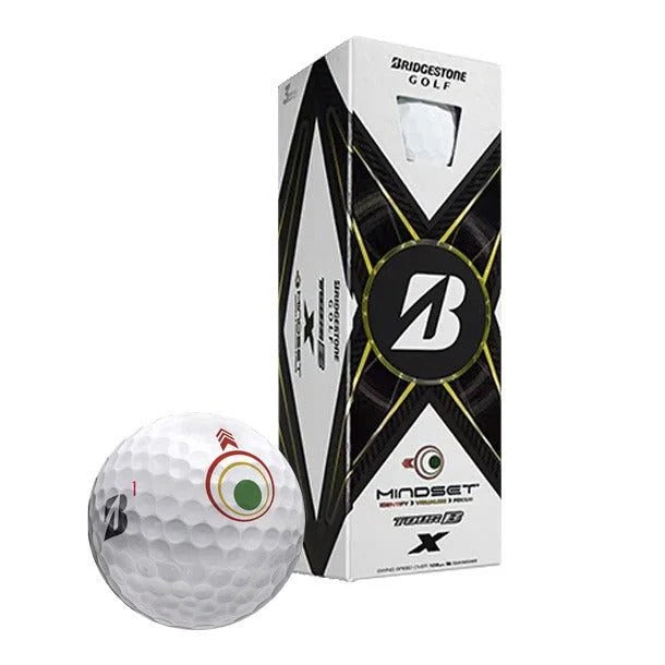 Bridgestone Tour B X Mindset Double Dozen Golf Balls + Free Cap