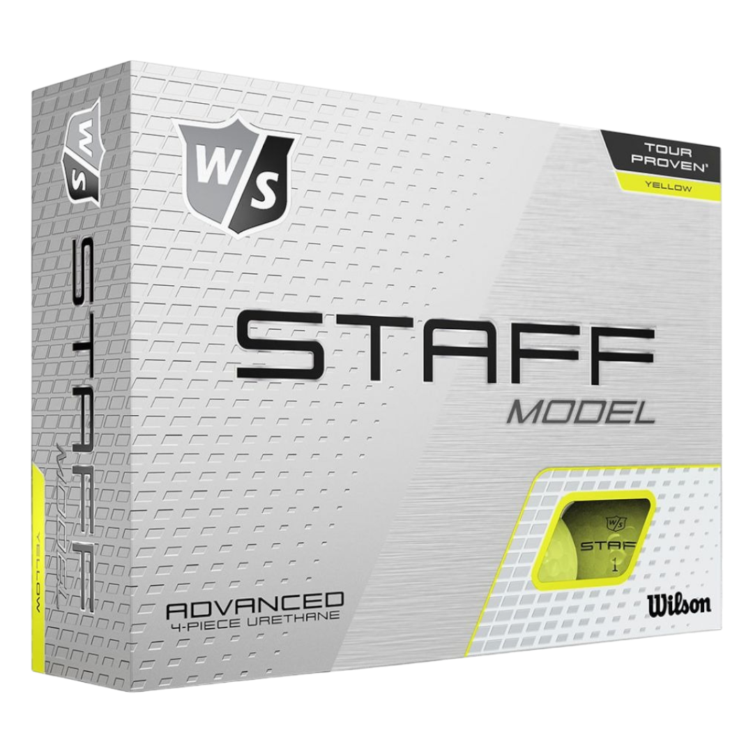 Wilson Staff Model Tour Golf Balls | Yellow