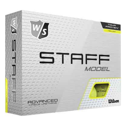 Wilson Staff Model Tour Golf Balls | Yellow