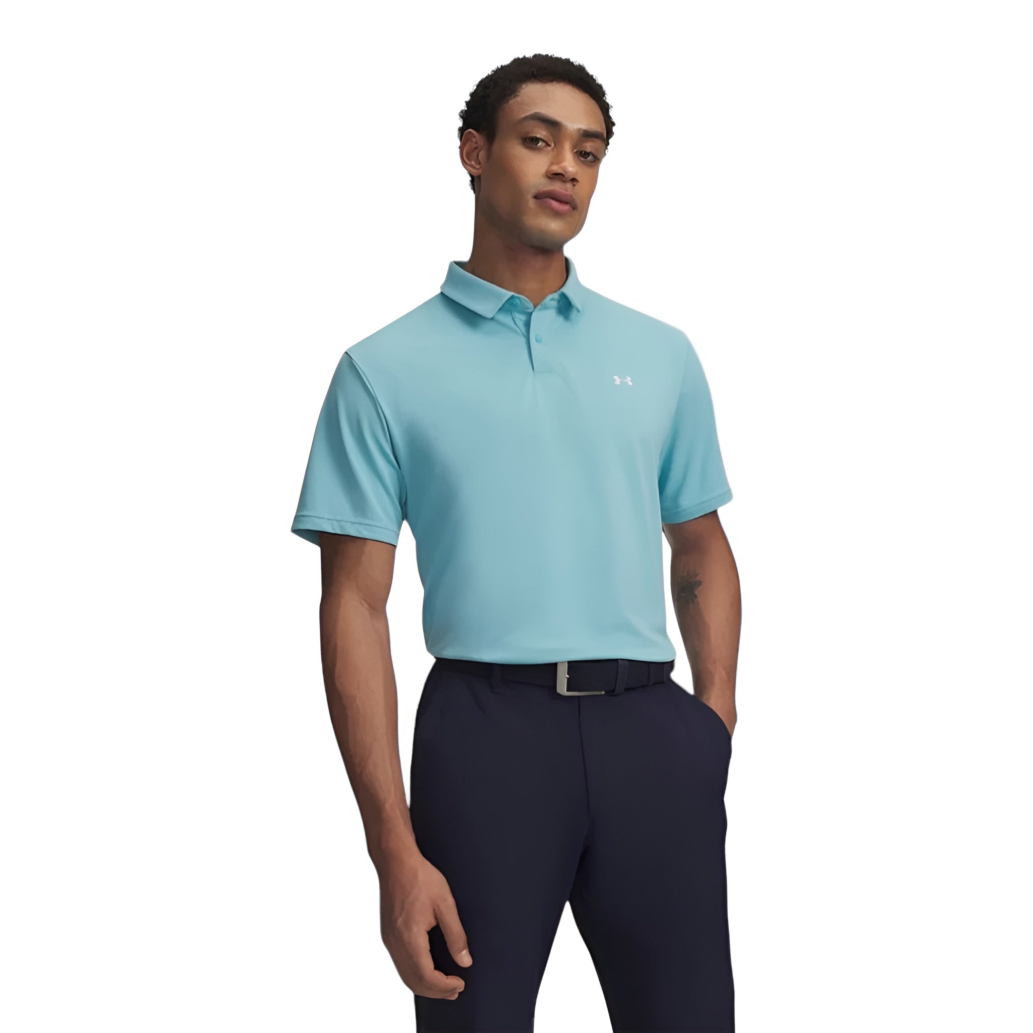 Under Armour Tee To Green Pique Polo Shirt 6012303