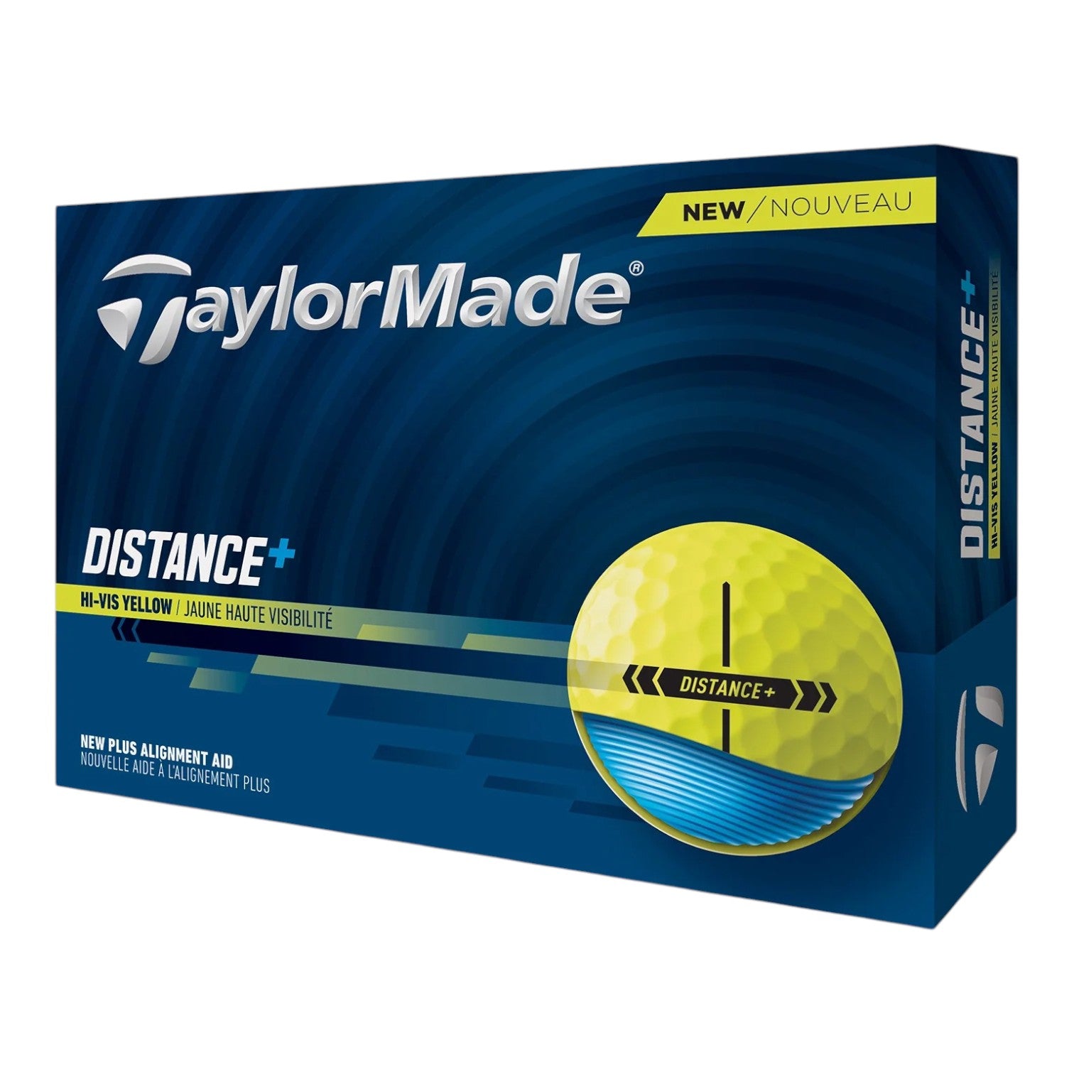 Taylormade 2026 Distance Plus Golf Balls | Yellow