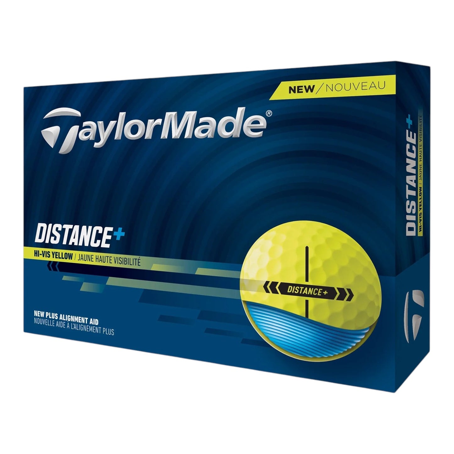 Taylormade 2026 Distance Plus Golf Balls | Yellow