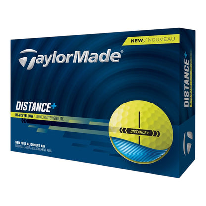 Taylormade 2026 Distance Plus Golf Balls | Yellow