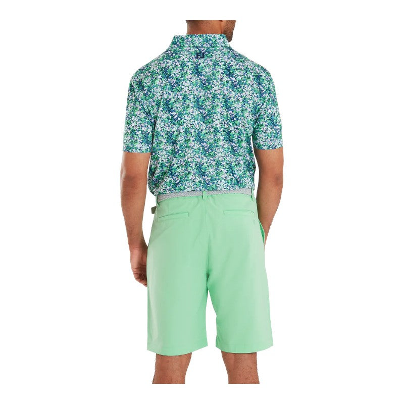 FootJoy Garden Print Lisle Golf Polo Shirt 37795
