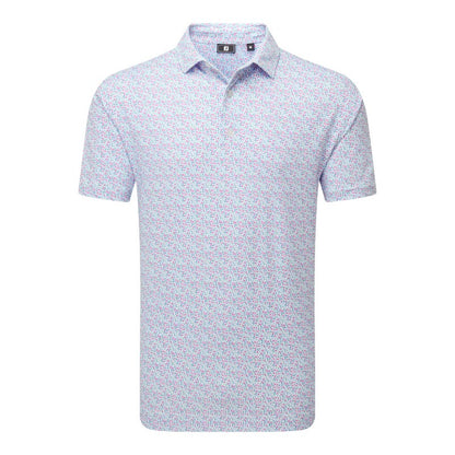 FootJoy Gamer Print Pique Golf Polo Shirt 37785