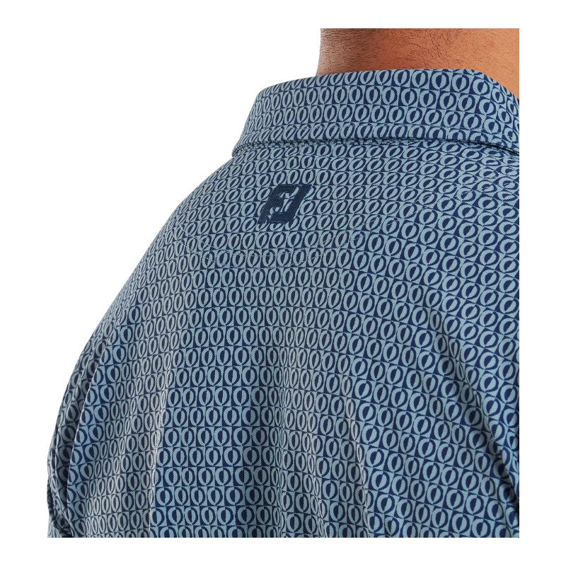 FootJoy Modernist Geo Pique Golf Polo Shirt 37792